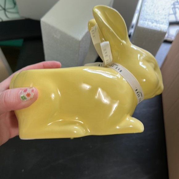 Rae Dunn Rabbit Planter - Picture 2 of 7